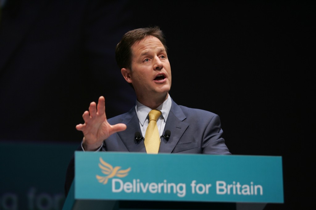 Clegg rules out forming a coalition reliant on life support from the SNP