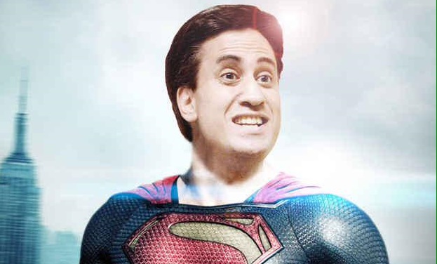 Ed Miliband, characterised as Superman by his growing online 'Milifandom'