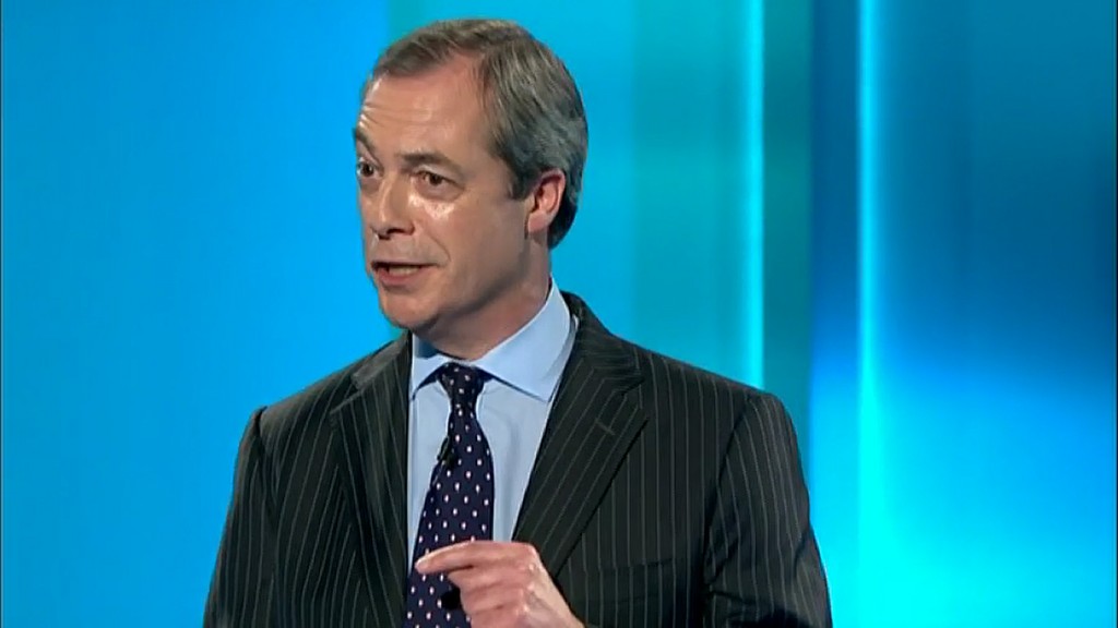 Nigel Farage floundered in the seven-way leaders' debate